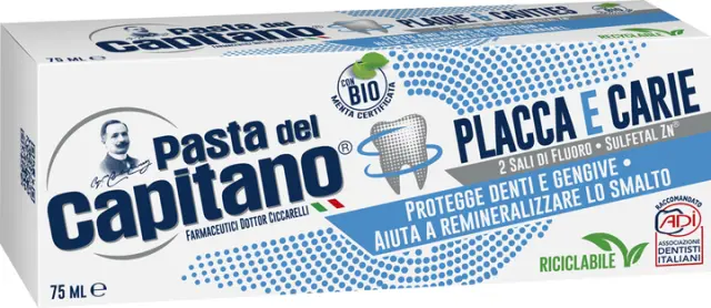PASTA DEL CAPITANO Plaque + Cavities Toothpaste