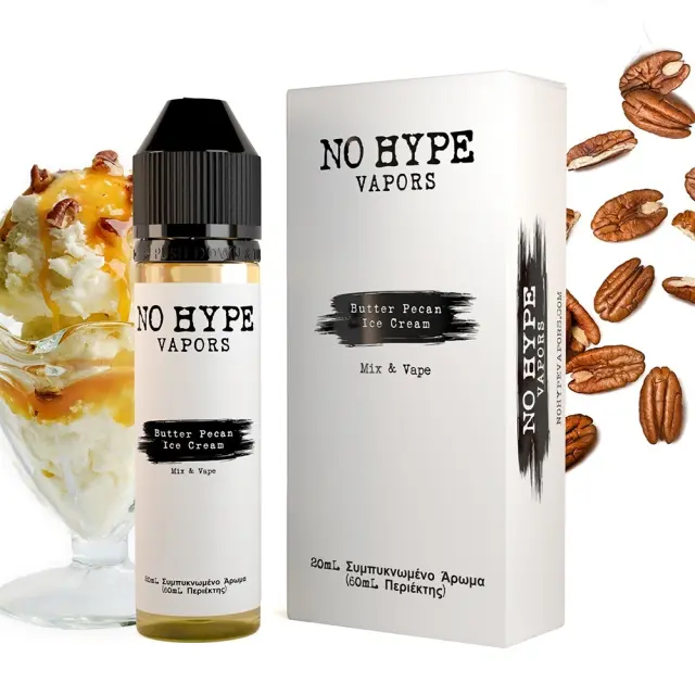 Butter Pecan Ice Cream 20ml (60ml) - No Hype Vapors