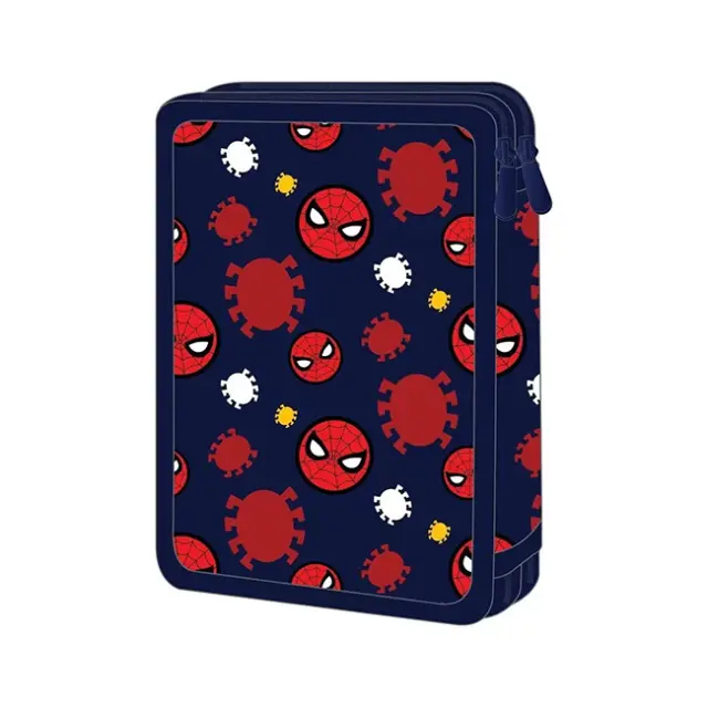 Must Σχολική Κασετίνα Διπλή Γεμάτη Spider-Man Thwip 000508559 2