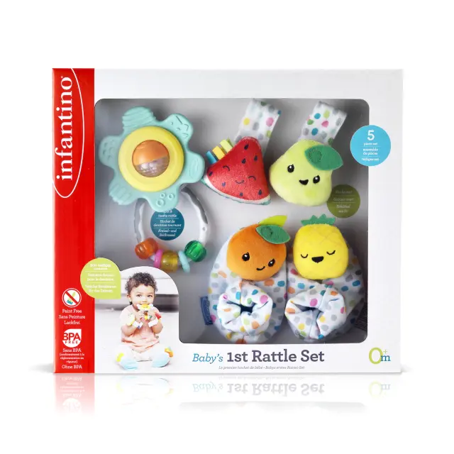 INFANTINO Baby’s 1st Rattle Set