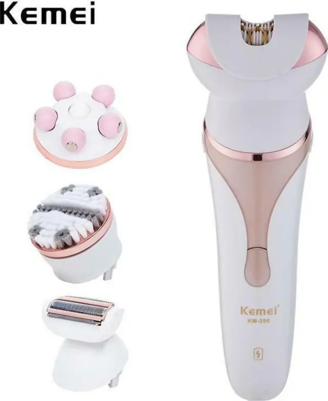 Kemei ΚΜ 296 Σετ Αποτρίχωσης Epilator για Σώμα 3