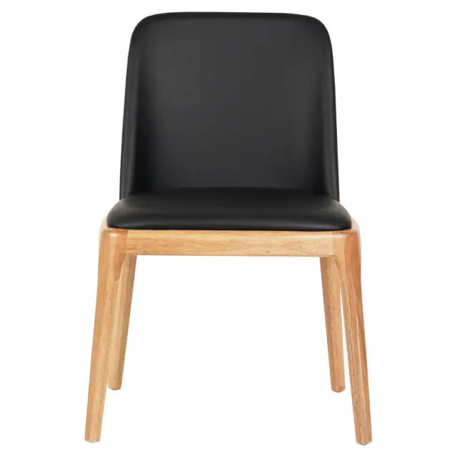 KΑΡΕΚΛΑ ΤΡΑΠΕΖΑΡΙΑΣ FB99944.01 RUBBERWOOD-ΜΑΥΡΟ PU 54,5x58x86Υεκ 3