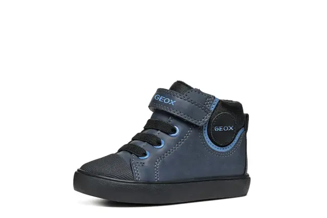 Βρεφικά Παπούτσια Geox B Gisli για Αγόρια Navy Blue/Black (Μεγέθη 22-27) ΓΚΡΙ 3