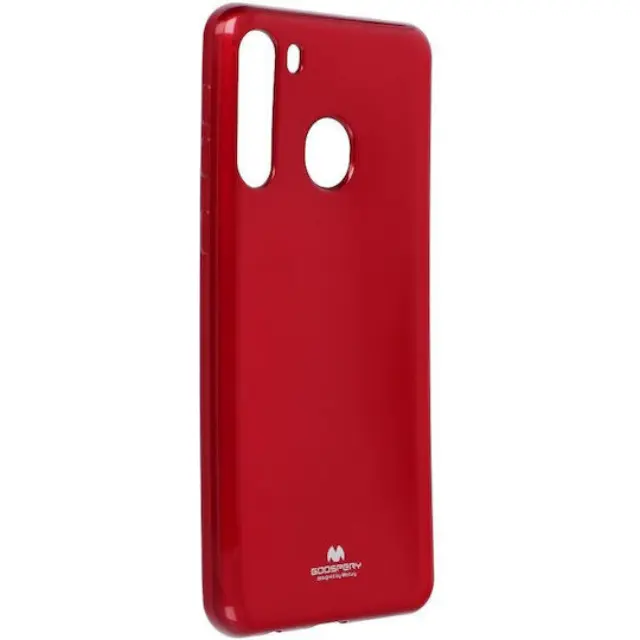 Θήκη Mercury Jelly Back Cover Σιλικόνης Κόκκινο (Galaxy A21)