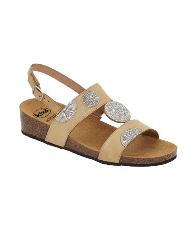 SCHOLL Δερμάτινες Ανατομικές Πλατφόρμες Σε Μπεζ Χρώμα F298761002 - 41