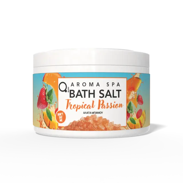Qure Bath Salt - Άλατα Μπάνιου Tropical Passion 500g