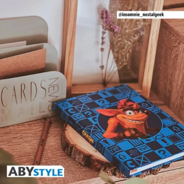 Σημειωματάριο CRASH BANDICOOT - A5 Notebook "Crash + Coco" -ABYNOT089 2
