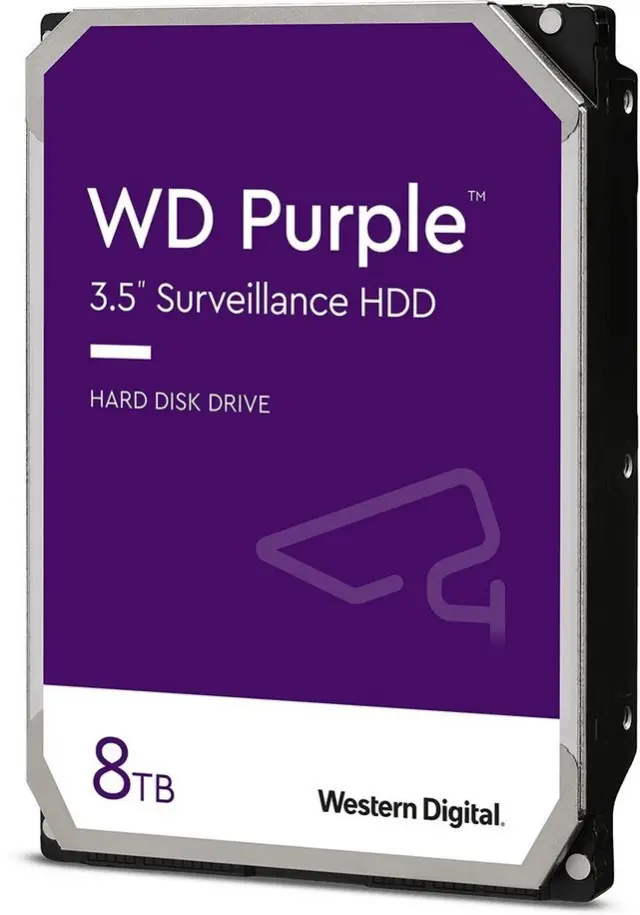 Western Digital Σκληρός Δίσκος Purple 8TB 5400RPM 256MB Sata III (WD85PURZ)