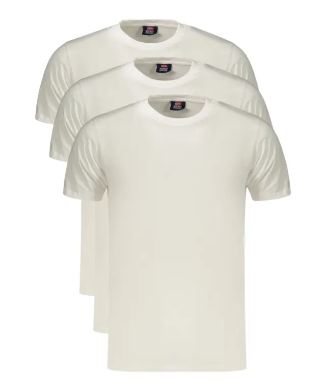 Norway Nautical School - Ανδρικές Φανέλες 3Pack 866000-WHITE Λευκό