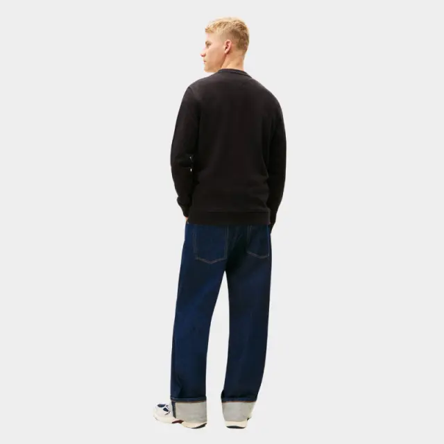 Tommy Hilfiger - Ανδρικό Φούτερ Big Flag Regular Fit DM0DM22643-BDS Μαύρο - 2XL 3