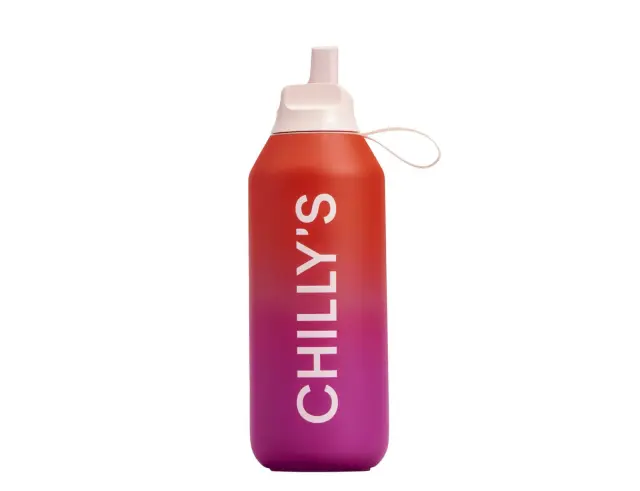 Μπουκάλι Θερμός Series 2 Flip Chilly's με πτυσσόμενο καλαμάκι, χωρητικότητα 500ml και διατήρηση θερμοκρασίας 24h κρύο - Endless Horizon