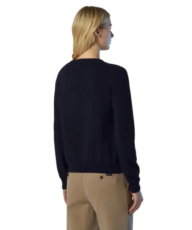 North Sails - Γυναικείο Πουλόβερ Cashmere Blend Sweater 095510-000-0802 Μπλε Ναυτικό 3