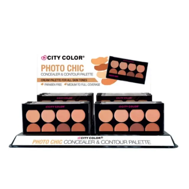 City Color Cream Concealer + Contour Palette 8 X 1,5 gr 3