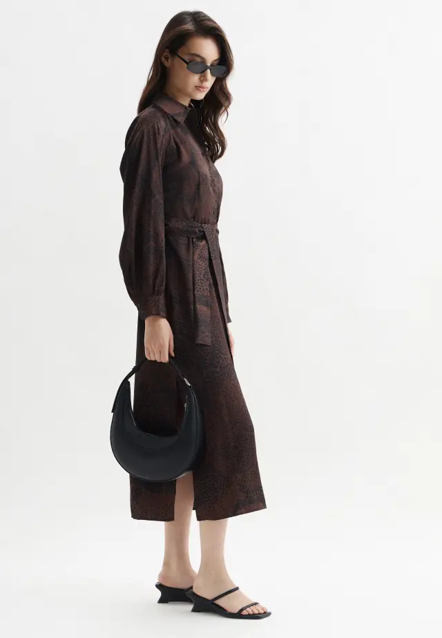 EMME BY MARELLA “EMMALARICO” DRESS (26252260812 BROWN) - 46