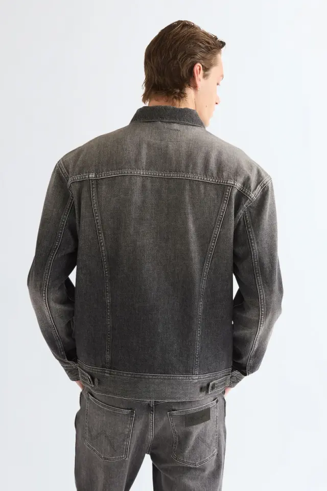 Wrangler Ανδρικό Τζιν Μπουφάν TRUCKER 112387051 - Smoky Granite - XL 2