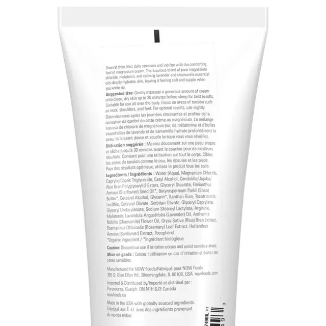 Now Foods niteZen™ Magnesium Body Cream 2