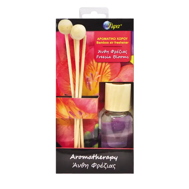 Αρωματικό Χώρου Aromatherapy Με Ξυλάκια Άνθη Φρέζιας 30ml