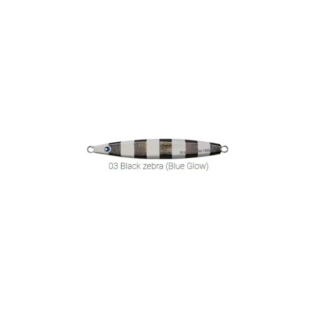 ΠΛΑΝΟΣ Sea Falcon Dragon Knight 160gr 03.BLACK ZEBRA(BLUE GLOW)