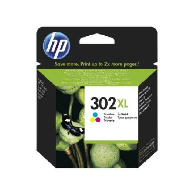 HP 302XL Γνήσιο Μελάνι Εκτυπωτή InkJet Πολλαπλό (Color) (F6U67AE)