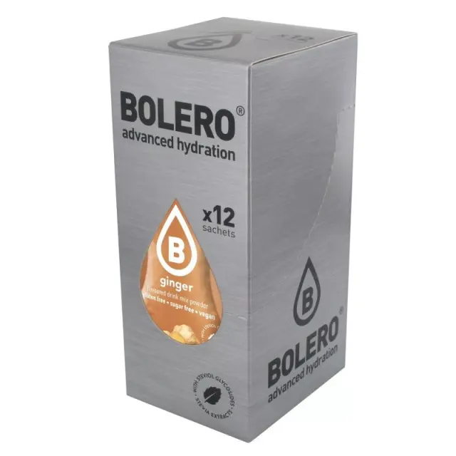 BOLERO Ginger - Χυμός σε σκόνη για 1,5L (Κουτί των 12) 9gr