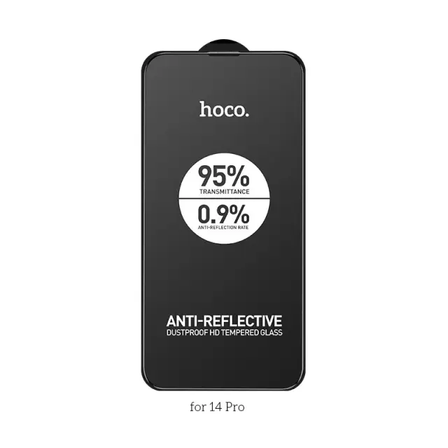 Tempered Glass Hoco A32 Anti Reflective Dustproof 0.33mm για Apple iPhone 14 Pro Μαύρο 3