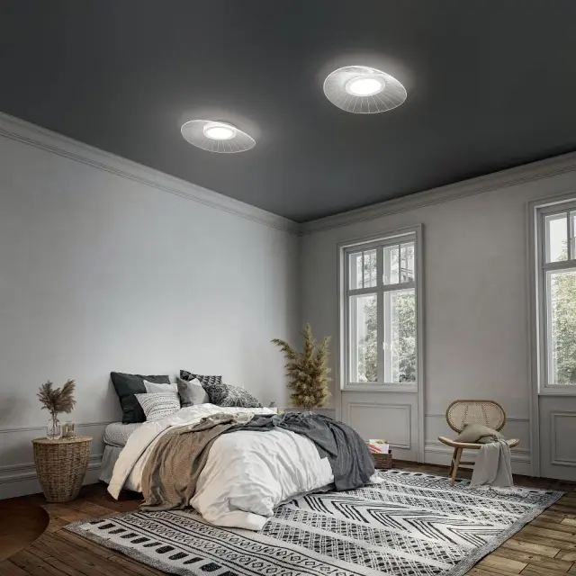 Vela 3625-65 φωτιστικό οροφής oval 55x78 Άσπρο 2