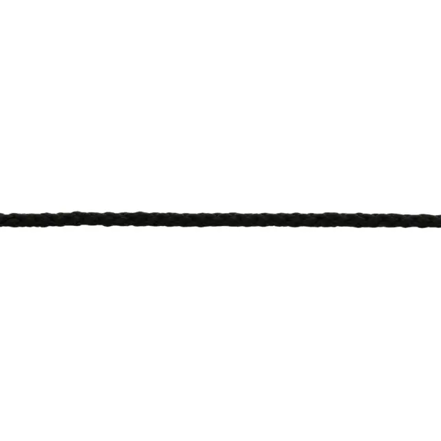 PP Σχοινί Πλεγμένο Μαύρο 3mm