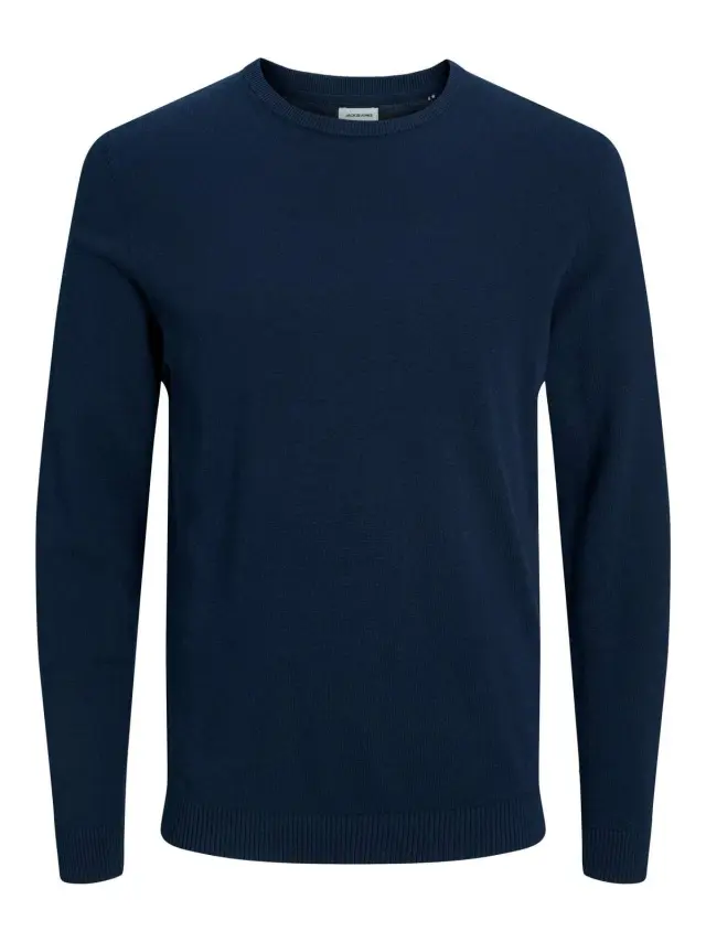 JJEBASIC KNIT CREW NECK NOOS Navy Blazer