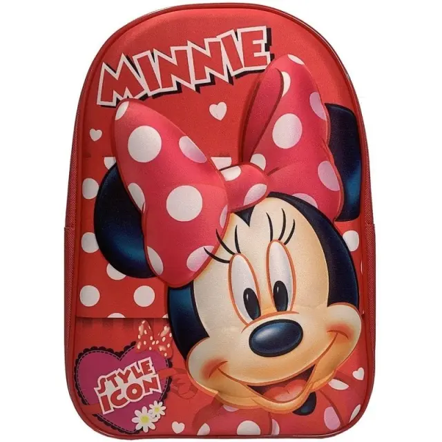 Disney Minnie Τσάντα Πλάτης Νηπίου 3d 31cm, 1τμχ