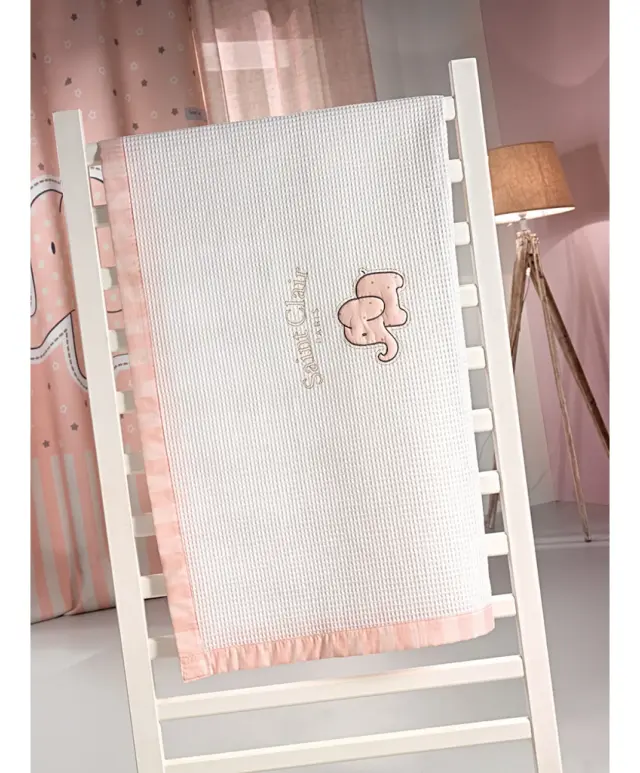SAINT CLAIR ΚΟΥΒΕΡΤΑ AFRICA PINK ΠΙΚΕ 110X150