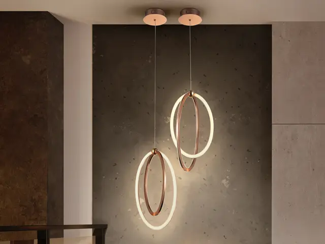 OCELLIS LED LAMP Ø22 ROSE GOLD φωτιστικό κρεμαστό Ροζ χρυσό