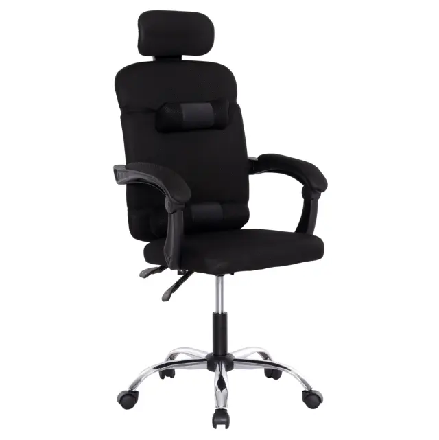 ΚΑΡΕΚΛΑ ΓΡΑΦΕΙΟΥ FB91196.01 ΜΑΥΡΟ MESH-ΜΕΤΑΛ.ΒΑΣΗ-NYLON ΣΚΕΛΕΤΟΣ 58x99x120Υεκ.
