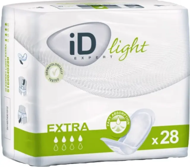 Σερβιέτες ακράτειας ID Light Extra Lady 28 τεμαχίων