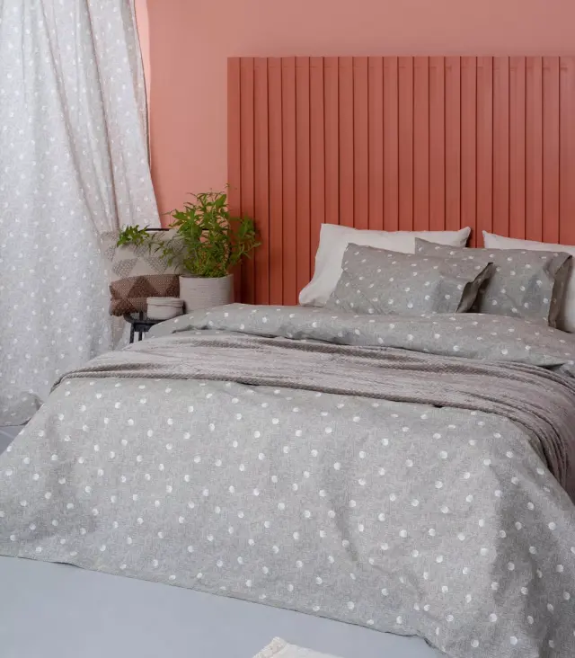 Σετ Παπλωματοθηκη Luminous FLECK ΗΜΙΔΙΠΛΗ 170X250 GREY