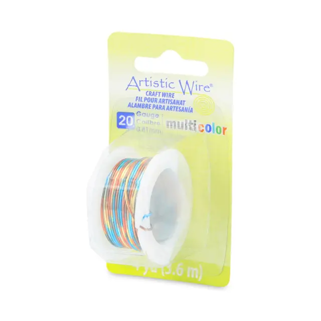 Σύρμα Artistic Wire - Ø0.81mm - Multicolor (Blue/Red/Gold) - 3.6m