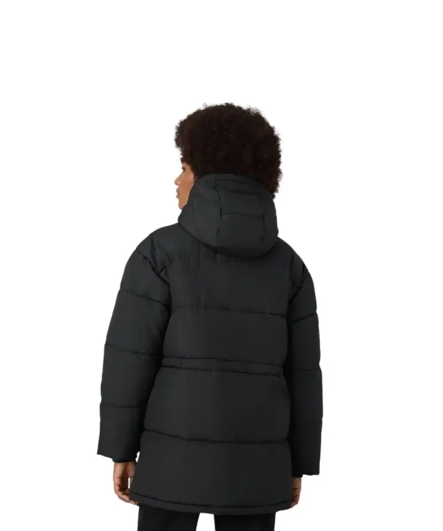 Fila - Γυναικείο Μπουφάν Alba Mid Hooded Puffer Relaxed Fit FAW1213-80010 Μαύρο 2