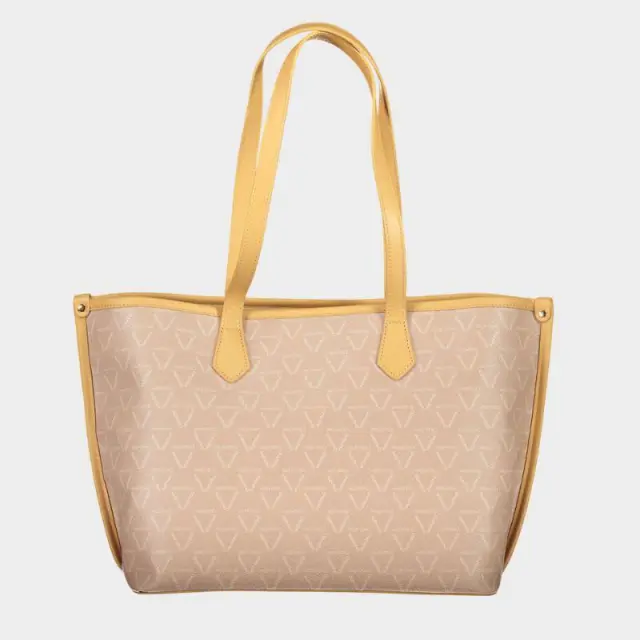Valentino Bags - Μεγάλη Γυναικεία Τσάντα Lady Re VBS8GT02-C38 Μπεζ 2