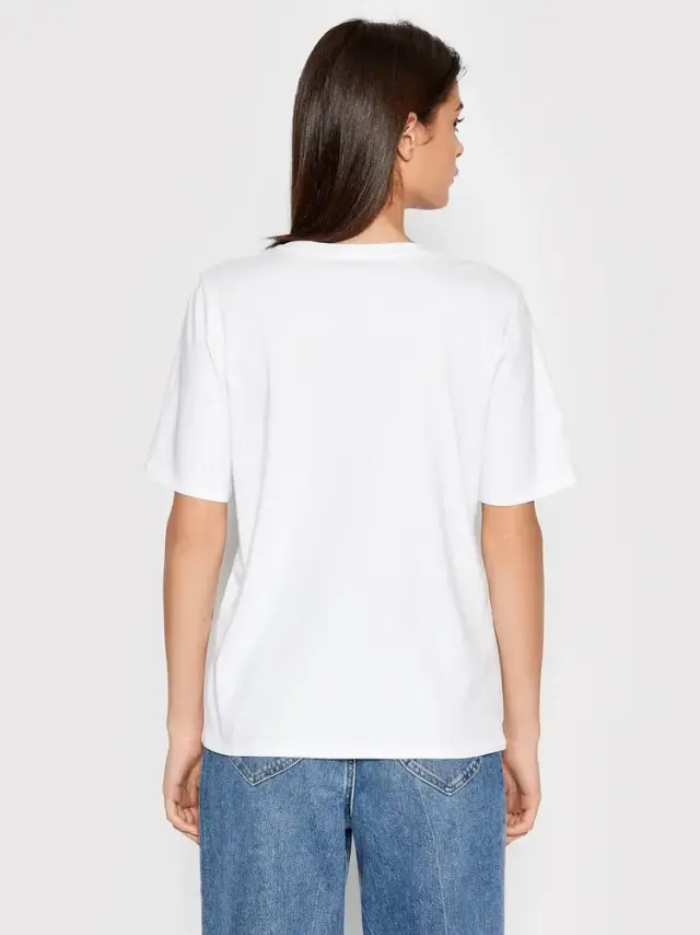 Only - Γυναικείο Onlnew Life S-S Tee Jrs Noos T-Shirt Regular Fit New 15256961 Λευκό 3