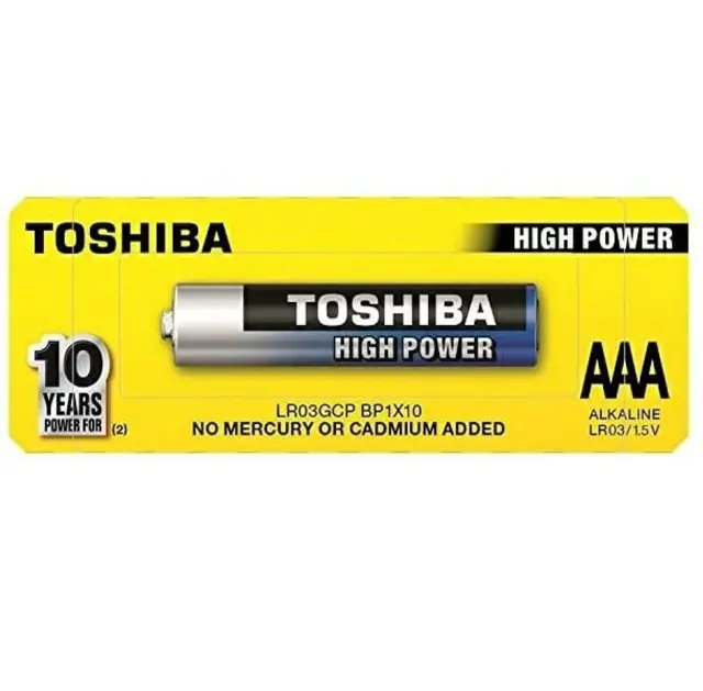 Μπαταρία Toshiba LR6 AA 10 τμχ (LR6GCP) TOSHIBA HIGH POWER 2
