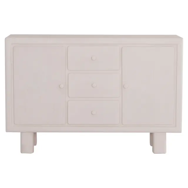 ΜΠΟΥΦΕΣ FB918048 MDF ΣΕ ΥΠΟΛΕΥΚΟ ΧΡΩΜΑ-3 ΣΥΡΤΑΡΙΑ & 2 ΠΟΡΤΕΣ 120x38x80Υεκ. 3