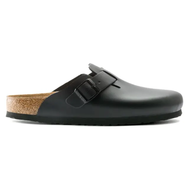 Birkenstock Σαμπώ Επαγγελματικό δέρμα Μαύρο BIR/BOSTON 060193 BLACK