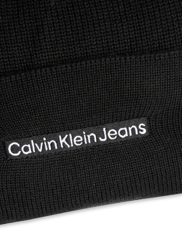 Calvin Klein Σκούφος Inst Embro Μαύρο 3