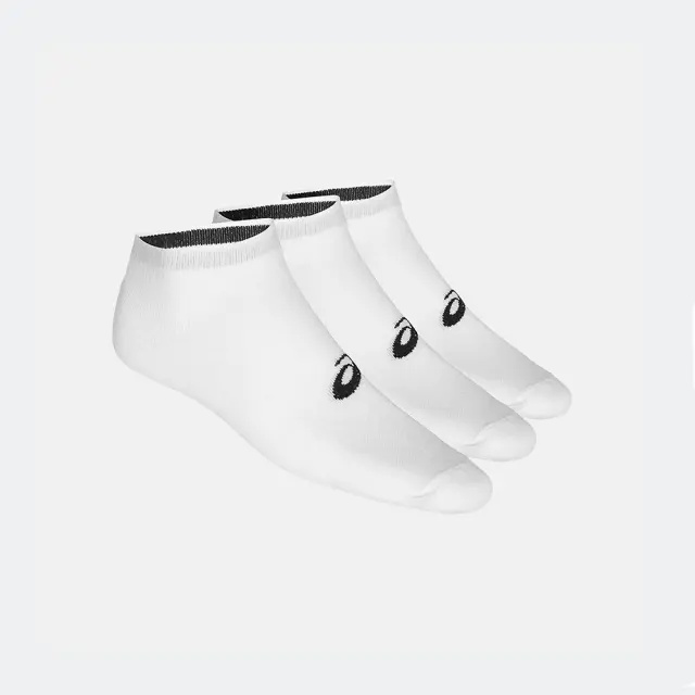 Asics Unisex 3 Pair Pack PED Cushioned Ankle Socks Άσπρο 155206-0001 (Asics)