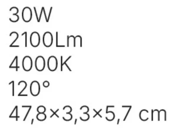InLight Γραμμικό φωτιστικό LED 35W 3000K για μονοφασική ράγα σε μαύρη απόχρωση D:47,5cmX3,3cm (T02701-BL) 2