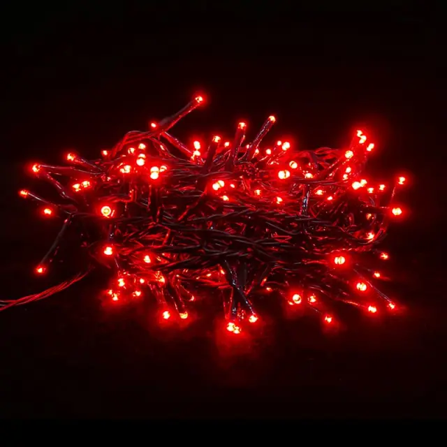180 Λαμπάκια LED Κόκκινα σε ΣειράΧριστουγεννιάτικα