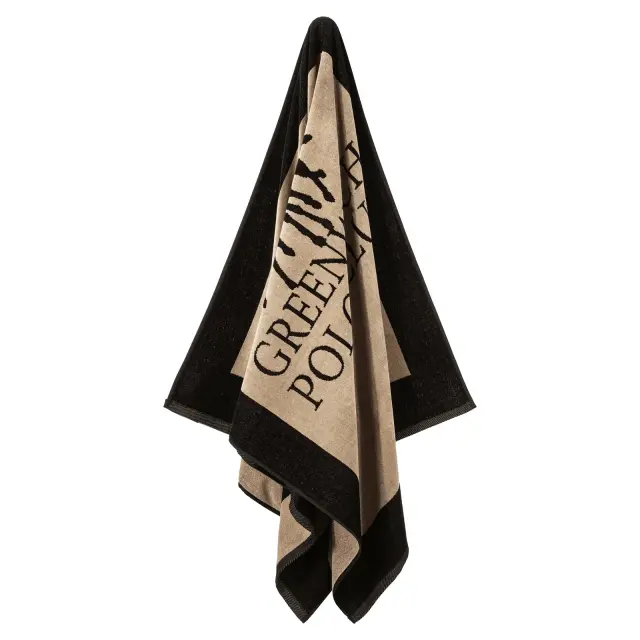 GREENWICH POLO CLUB ΠΕΤΣΕΤΑ ΘΑΛΑΣΣΗΣ 90Χ180 4020 BLACK, TAUPE 2
