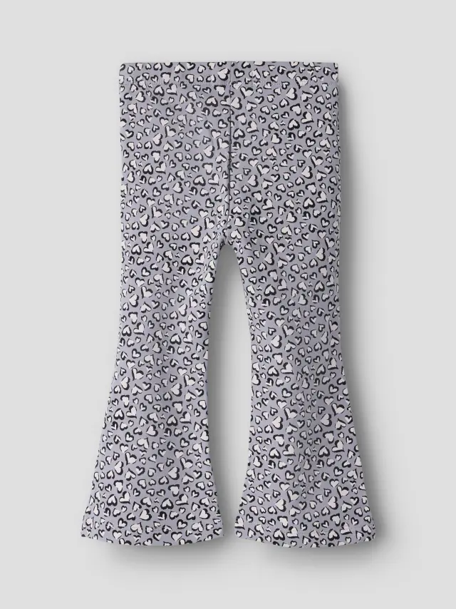 Name It Παντελόνι κοριτσίστικο πλεκτό Μωβ NMFBEARTA SWEAT FLARE PANT UNB - 13252749 2