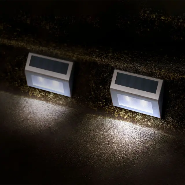 Modee Lighting LED Ηλιακό Επιτοίχιο Φωτιστικό (2τμχ/συσκ) 40.002.0015 3