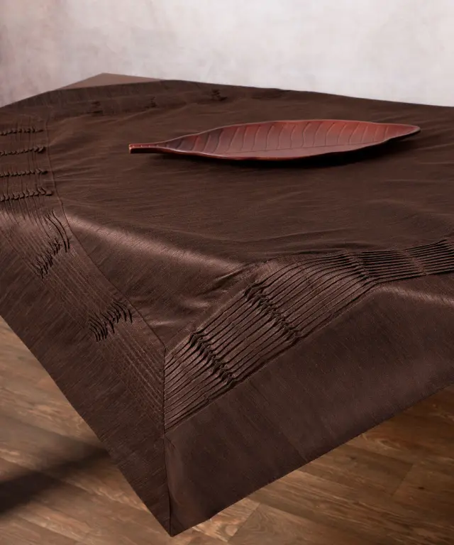 τραπεζοκαρέ (140cm X 140cm) 3819Α καφέ - -