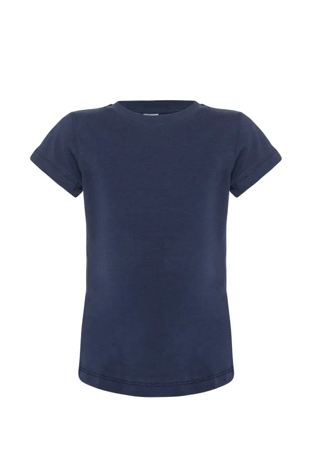 T-Shirt Kid Μονόχρωμο σε 6 Χρώματα Μπλέ